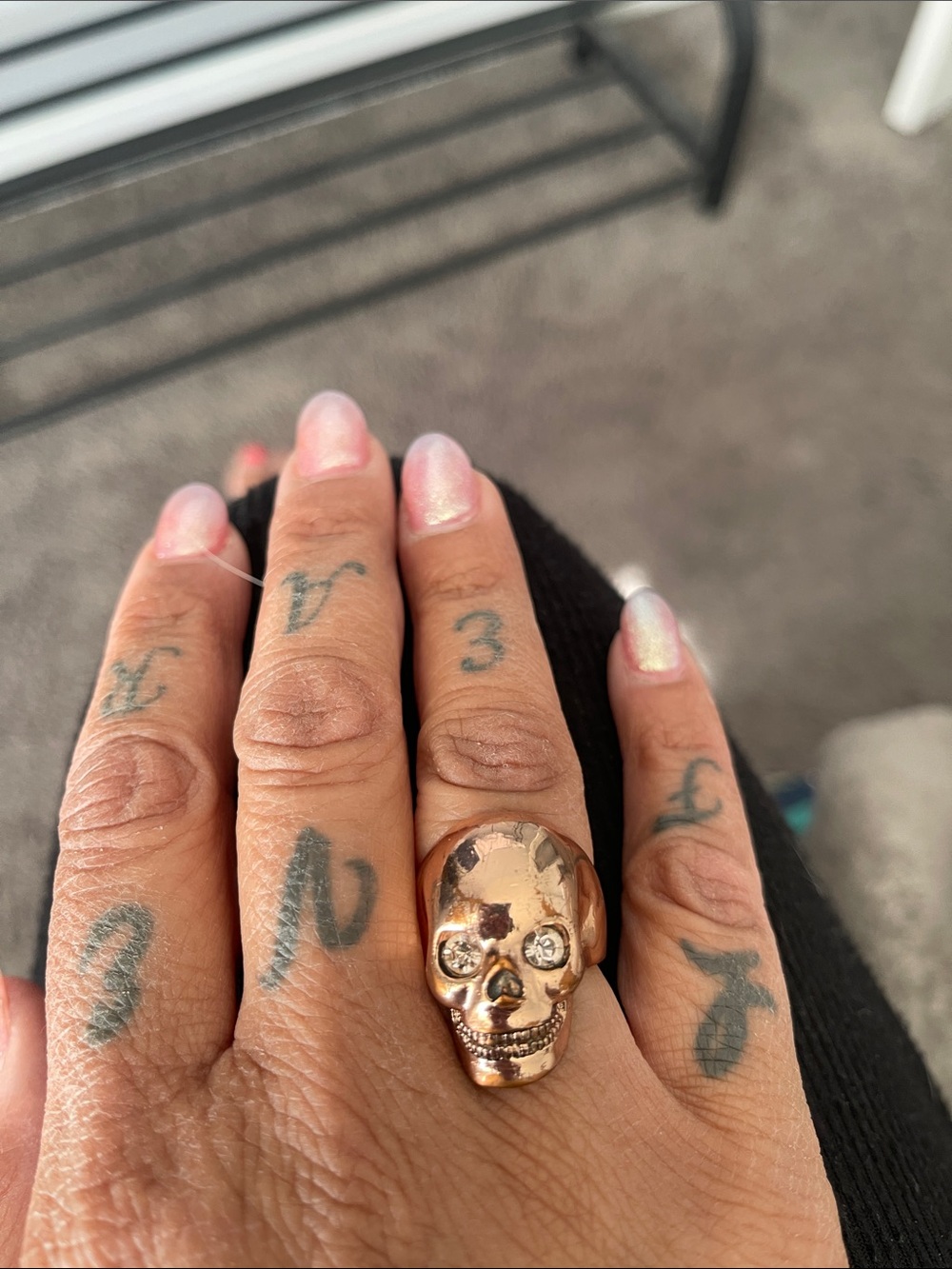 Wild fox skull ring